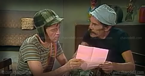 Diálogos del Chavo del Ocho - Carta del Prof. Jirafales a doña Florinda
