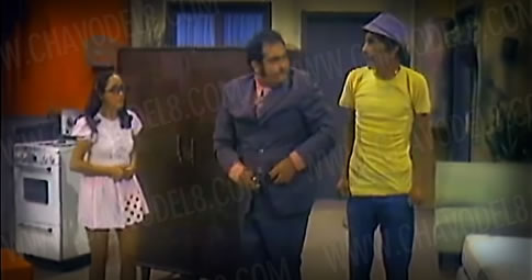Episodio del Chavo: Muebles de don Ramón y sobre con dinero