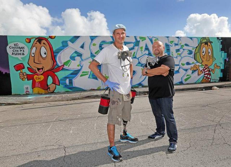 Mural de Chespirito en Wynwood
