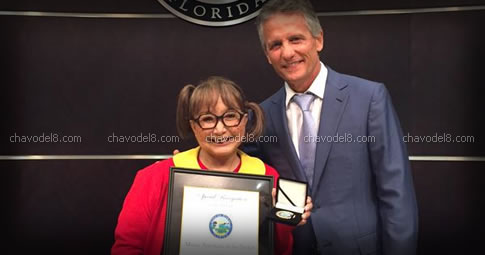 Noticia: La "Chilindrina" recibe homenaje en Florida