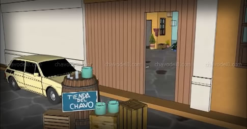 Recorriendo la Vecindad del Chavo en 3d (Barril del Fan)